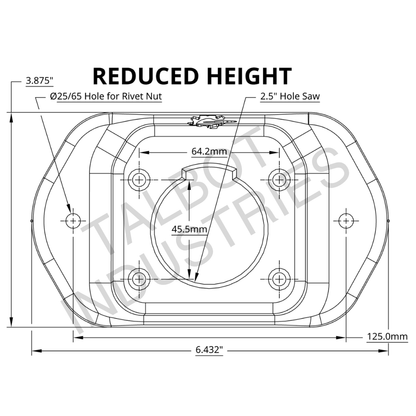 Trailer Plug Bed Mount